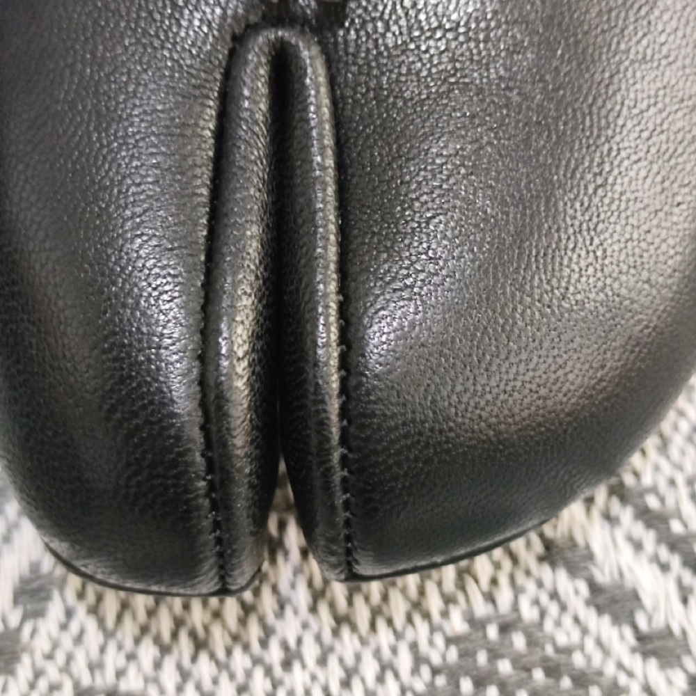 Black Split-Toe Ballet Flats - Picture 7 of 12